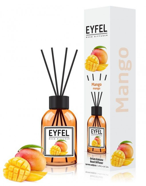 Odorizant camera cu bete de ratan Eyfel Mango 120 ml