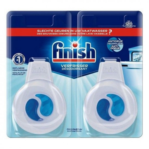Odorizant pentru masina spalat vase, Finish Verfrisser Desodorisant, 2 x 4 ml