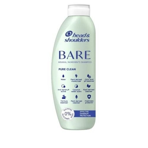 Sampon anti-matreata pentru scalp gras Head & Shoulders Bare Pure Clean 400 ml
