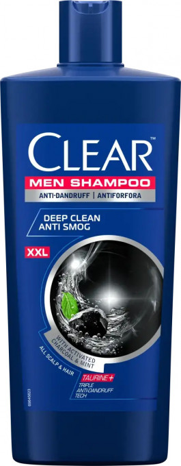 Sampon pentru par Clear Men Deep Clean Anti Smog 610 ml