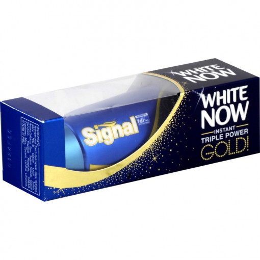 Signal Gold White Now Instant Triple Power pasta de dinti 50ml