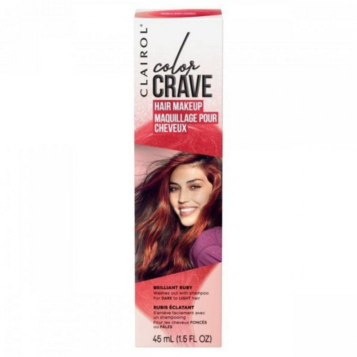 Clairol Color Crave Hair Makeup Brilliant Ruby 45 ml