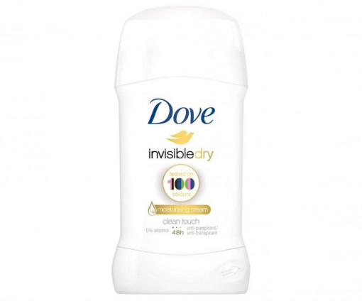 Deodorant antiperspirant Dove Invisible dry stick 40 ml