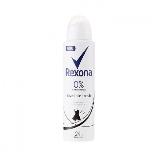 Deodorant Antiperspirant Rexona Invisible Fresh 0% Aluminum salts spray 150 ml