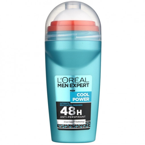 Deodorant antiperspirant roll-on L'Oreal Men Expert Cool Power Ice Effect 50 ml