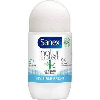 Deodorant antiperspirant roll-on Sanex Natur Protect Natural Bamboo Invisible Fresh 50 ml