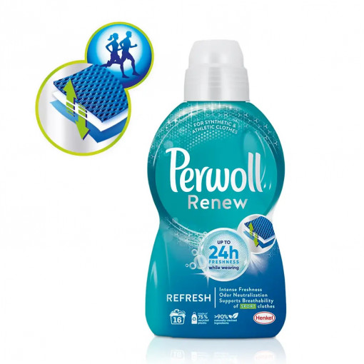 Detergent lichid Perwoll Renew Sport & Refresh, 54 spalari 2970 ml