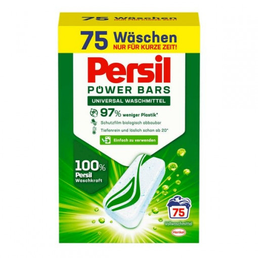 Detergent tablete universal Persil Power Bars Universal Waschmittel 75 buc 2.2125 kg