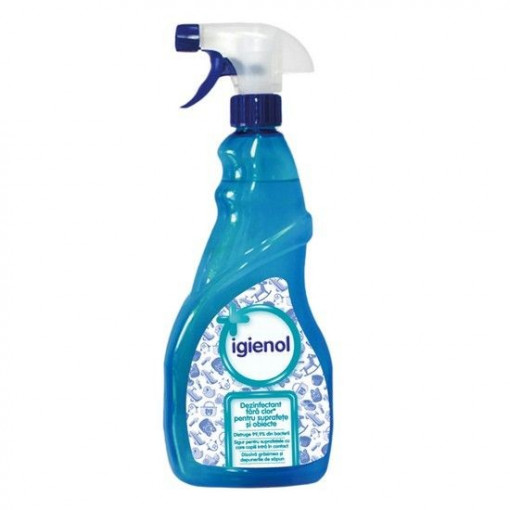 Igienol Marin dezinfectant fara clor pentru suprafete si obiecte spray 750 ml