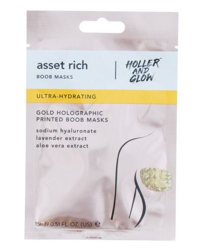 Masca ultra-hidratanta pentru sani Holler and Glow Asset Rich Boob Masks 15 ml