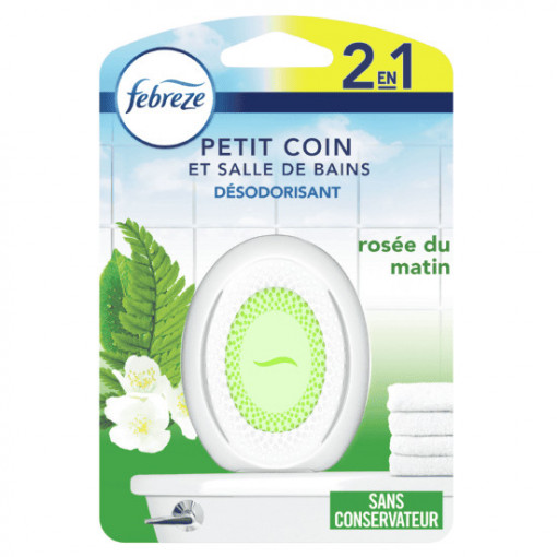 Odorizant pentru baie Febreze Rosee Du Matin, 45 zile, 7.5 ml