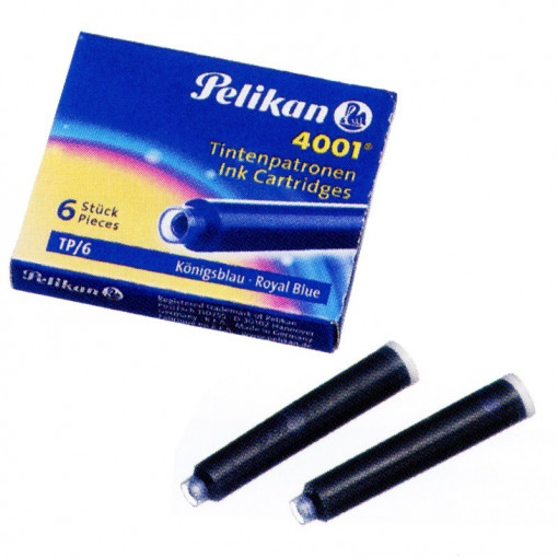 Pelikan rezerve scurte pentru stilou 6buc/pachet