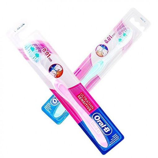 Periuta de dinti Oral-B UltraThin Sensitive 0.01mm Extra Soft