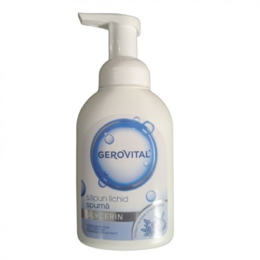 Sapun lichid spuma Gerovital Glycerin 300 ml