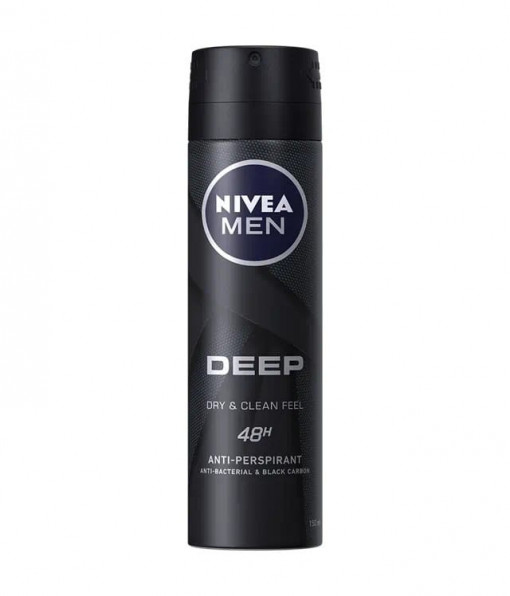 Deodorant antiperspirant spray Nivea Men Deep Black Carbon 200 ml