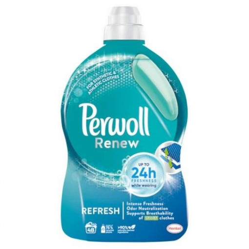 Detergent lichid pentru haine sport Perwoll Renew Refresh 48 spalari 2880 ml
