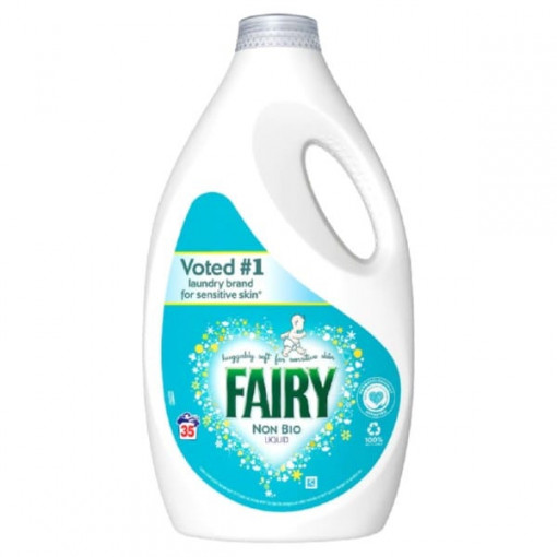Detergent lichid pentru piele sensibila Fairy Non Bio 35 spalari 1225 ml