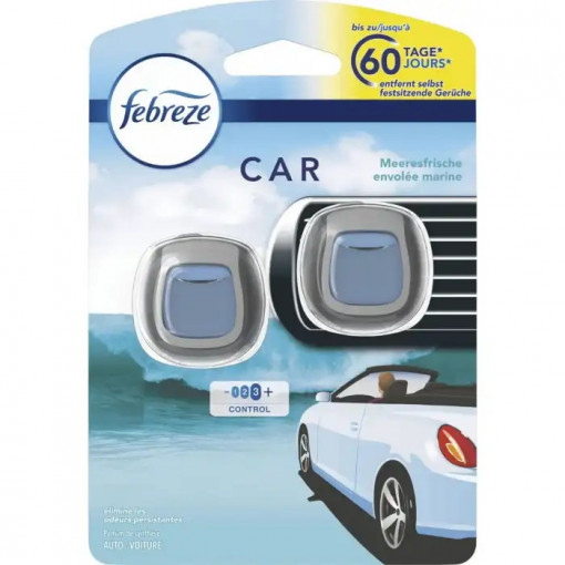 Febreze (Ambi Pur) Car Vent Clip Meeresfrische Ocean odorizant auto 2 x 2 ml