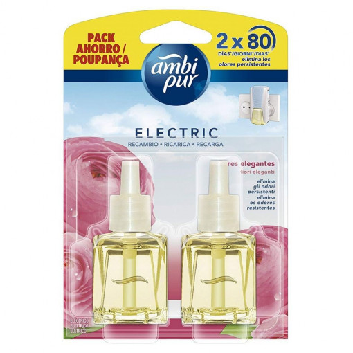 Odorizant camera Ambi Pur Mono Electric Flori Eleganta 2 x rezerva mono 2x 21.5ml