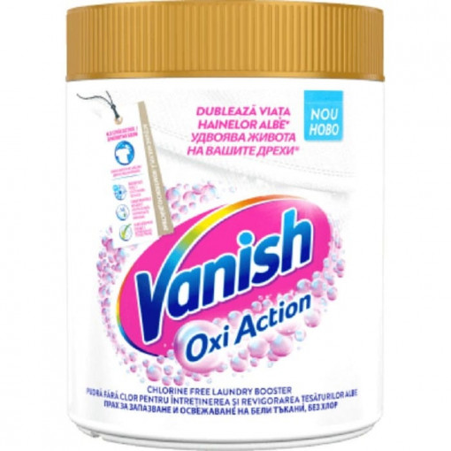 Pudra pentru indepartarea petelor Vanish Oxi Action White 423 g