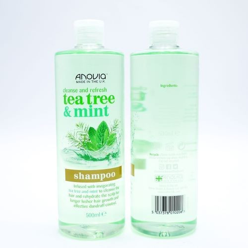 Sampon pentru par Anovia Tea Tree & Mint 500 ml