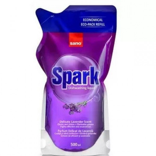 Sano Spark Lavanda detergent vase rezerva 500 ml