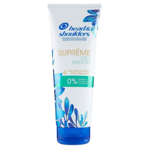 Balsam de par anti-matreata cu ulei de argan Head & Shoulders Supreme Lisci Smooth 220 ml
