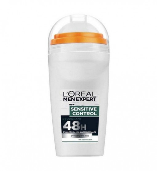 Deodorant antiperspirant roll-on L'Oreal Men Expert Sensitive Control Sensitive Skin 50 ml