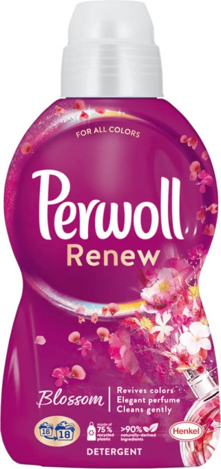 Detergent lichid universal Perwoll Renew Blossom 18 spalari 990 ml