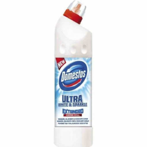 Dezinfectant vas toaleta Domestos White & Sparkle 750 ml