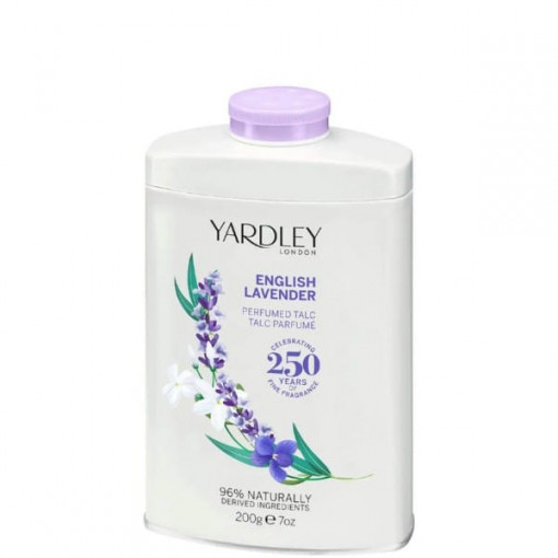 Pudra de talc parfumata Yardley London English Lavender 200 g