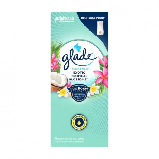Rezerva Minispray odorizant Tropical Blossoms® Glade® Touch & Fresh 10 ml