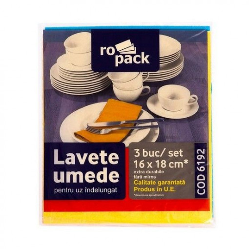 RoPack Lavete umede set 3 buc
