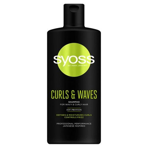 Sampon cu proteine pentru par cret si ondulat Syoss Curls & Waves 440 ml