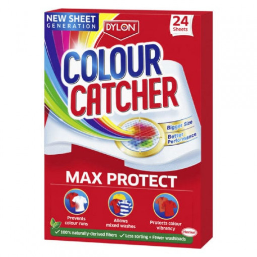 Servetele captatoare de culoare Dylon Color Catcher Max Protect 24 buc