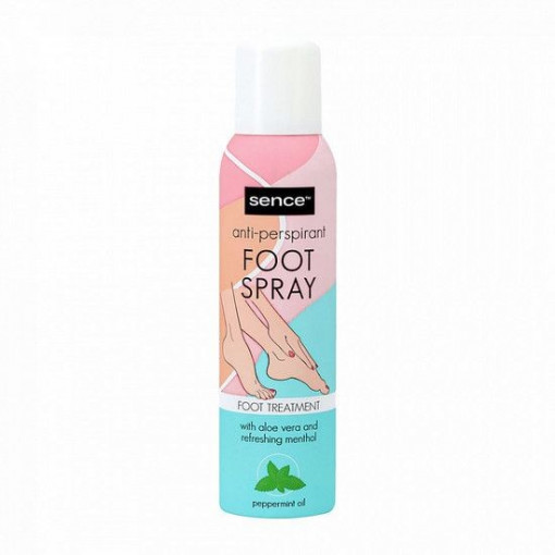 Spray anti-perspirant pentru picioare Aloe Vera & Menthol Sence Foot Spray 150 ml