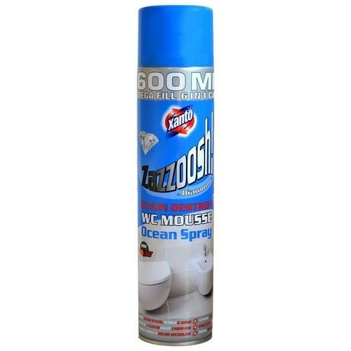 Spuma parfumata anticalcar pentru vasul de toaleta Xanto Stain Destroy WC Mousse Ocean Spray 600 ml