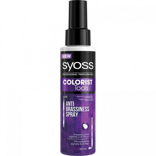 Syoss Colorist Tools spray neutralizator pentru par blond/gri 100ml