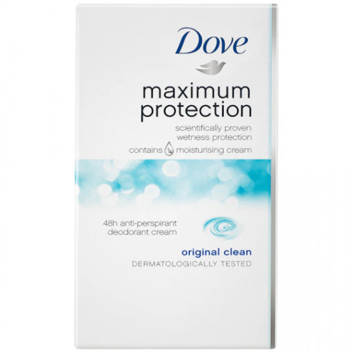 Deodorant Antiperspirant cream Dove Maximum Protection Original Clean 45 ml