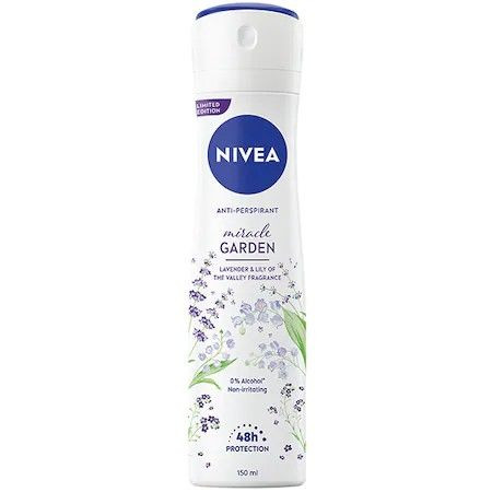 Deodorant antiperspirant Nivea Miracle Garden Lavender & lily of the Valley spray 150 ml