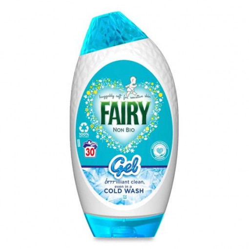 Detergent gel pentru piele sensibila Fairy Non Bio Gel 30 spalari 1050 ml