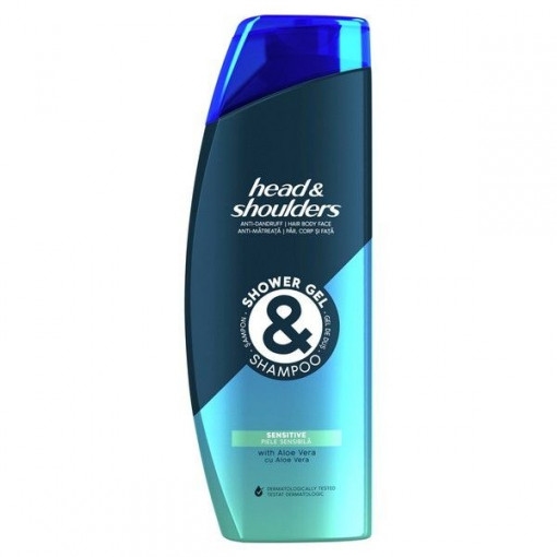 Gel de dus & sampon anti-matreata Head & Shoulders Sensitive 360 ml