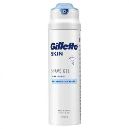 Gel de ras Gillette Skin Ultra Sensitive Shea Butter & Vitamin E 200 ml