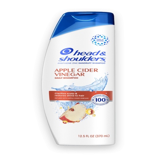 Sampon anti-matreata Head & Shoulders Clarify & Shine Apple Cider Vinegar 330 ml