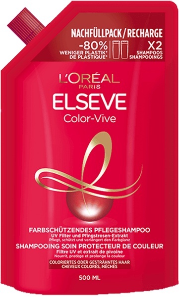 Sampon pentru par vopsit L'Oreal Elvital Color Glanz rezerva 500 ml