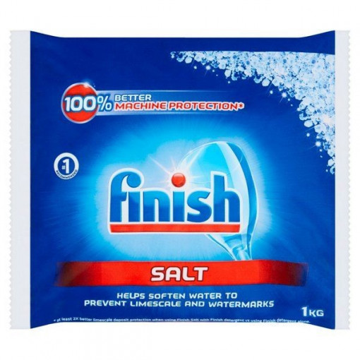 Sare dedurizanta pentru masina de spalat vase, Finish Salt 1000 g