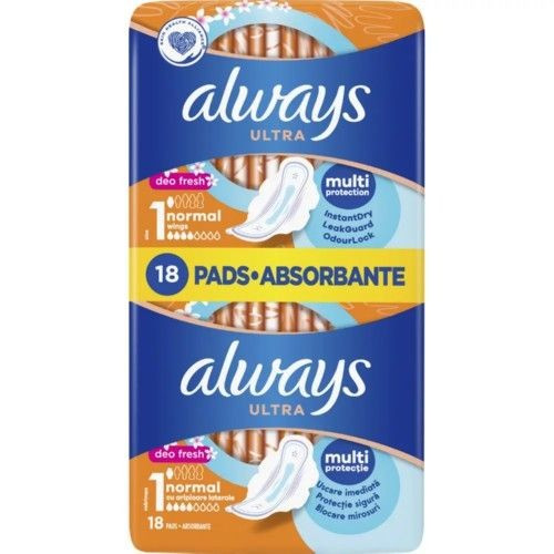 Absorbante externe Always Ultra Instant Dry Normal 18 buc