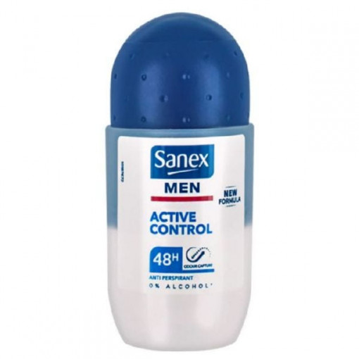 Deodorant anti-perspirant roll-on Active Control Sanex Men 50 ml