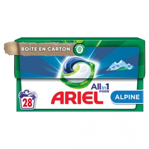 Detergent capsule Ariel All in1 Pods Alpine 28 buc 624.4 g