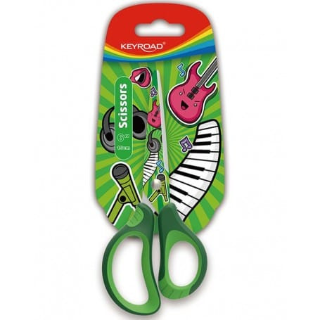 Foarfeca 15 cm Keyroad, diverse culori si desene